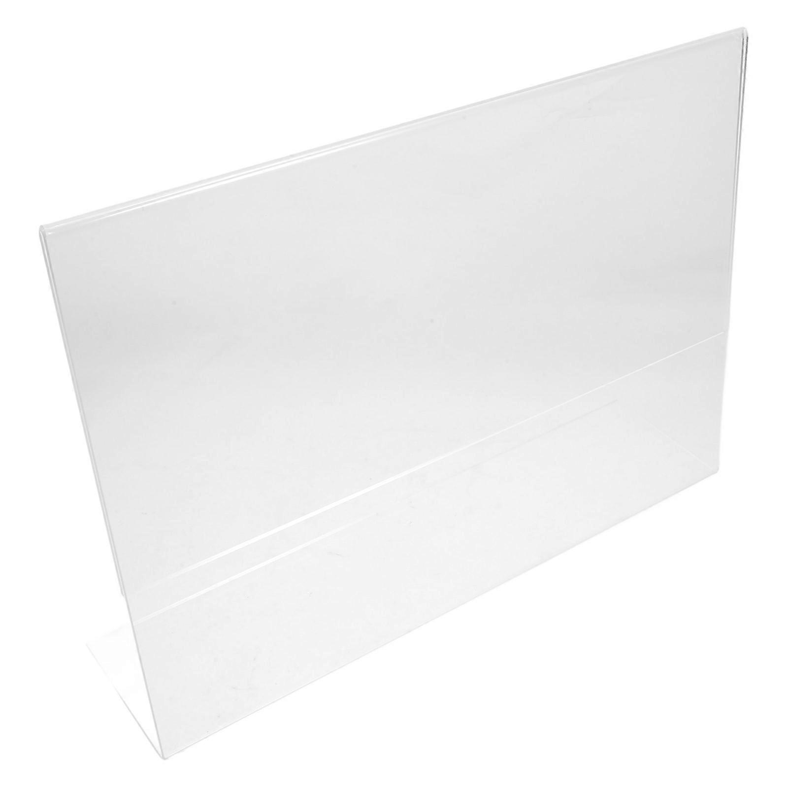 Acrylic Sign Holder for Display Use Transparent Elegant and Inches
