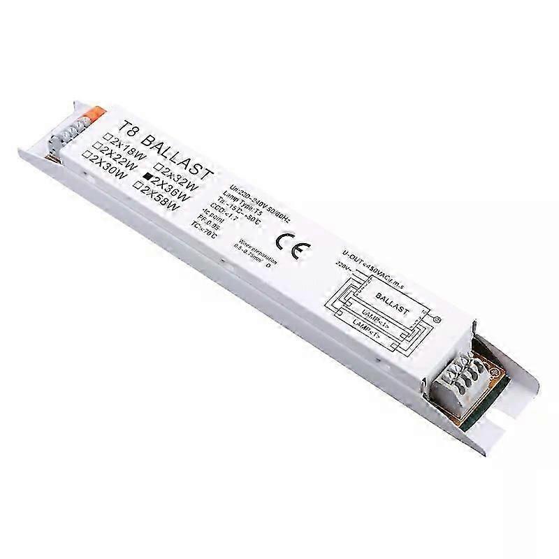 1Pc 2x36W Wide T8 Adaptable Electronic Fluorescent Lamp Ballast Durable