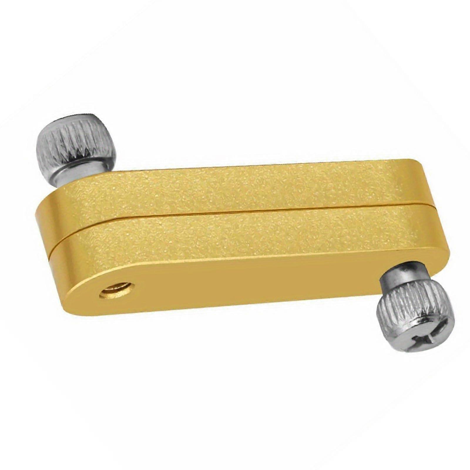 Adjustable Ruler Stop Block for Woodworking, Precision Positioning, MultiFunction Yellow