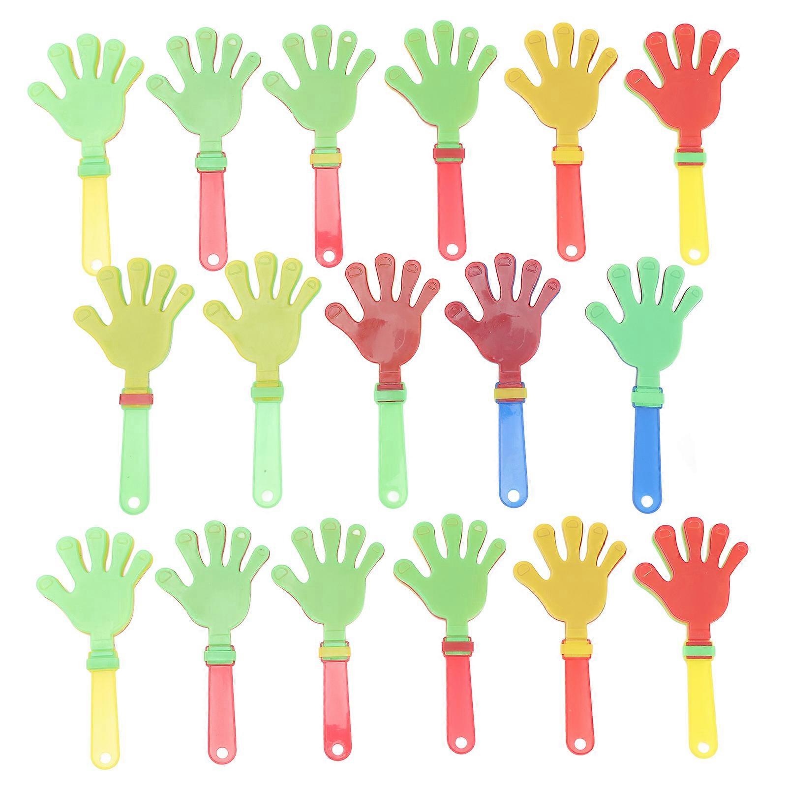 Noise Maker 20 Pcs Hand Clapper Clapping Device Sports Game Performing Youngsters Assorted Color Applause
