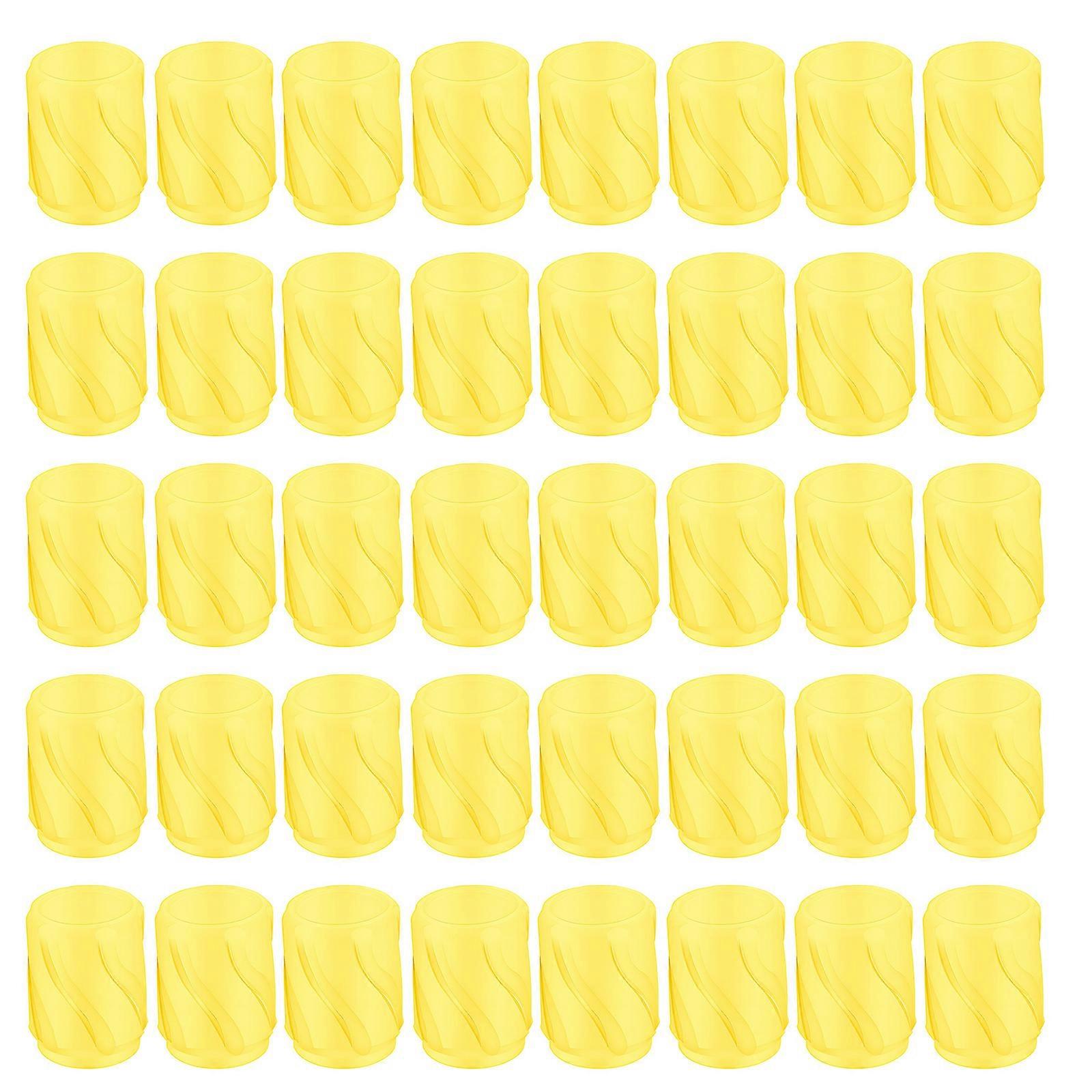 Universal Glow In The Dark Caps Quick Mount Valves Caps Suitable for Various Vehicle Tires For Wide Compatibility  Yellow