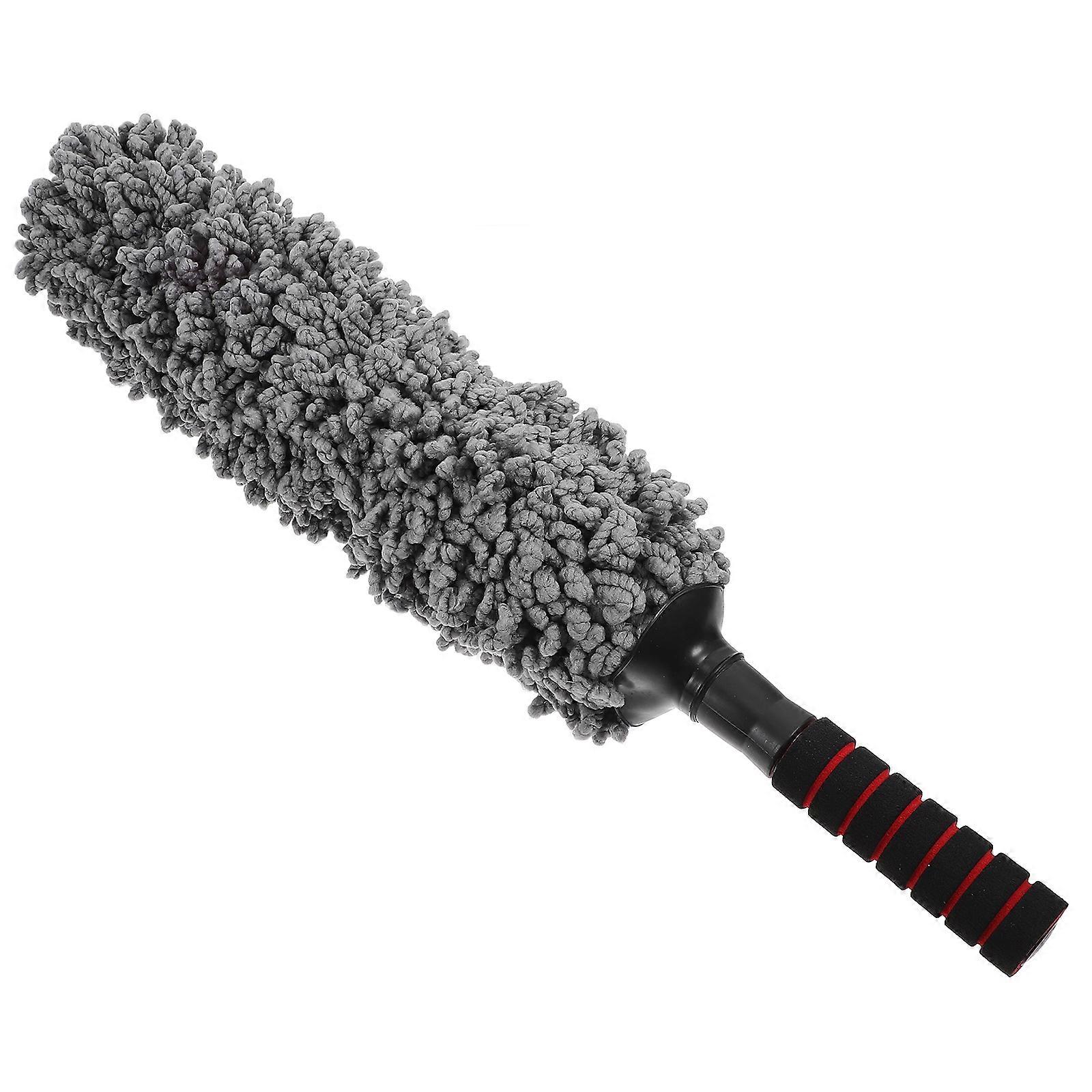 Car Duster Grey Brush for Exterior Cleaning with Extendable Handle