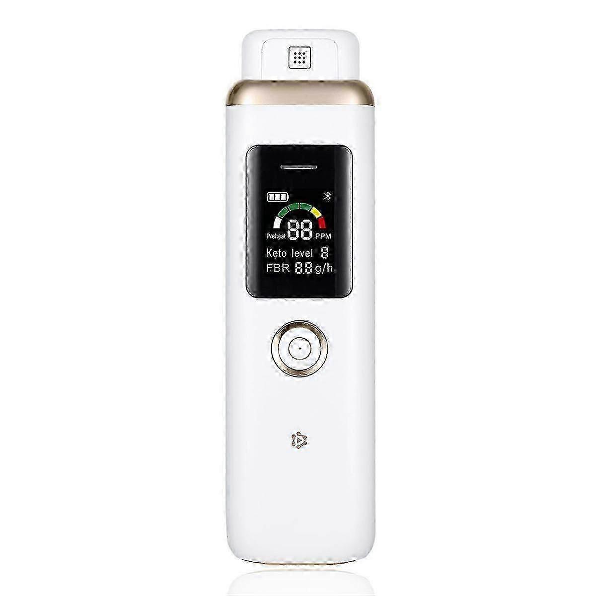 Ketosis testing with professional breath analyzer