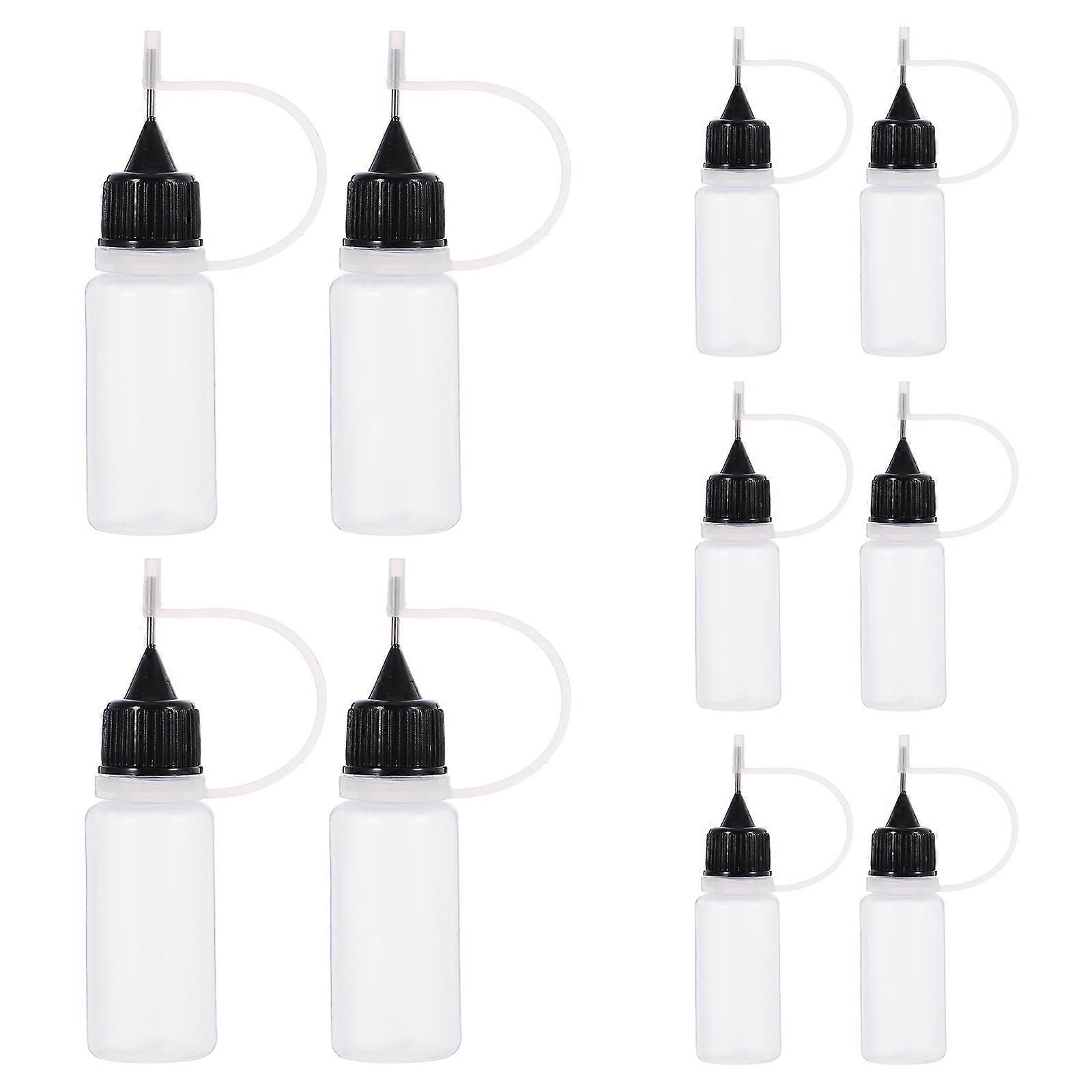 Squeezable Dropper Bottles for Dispensing Use 10Pcs Precision Tip Glue Applicator