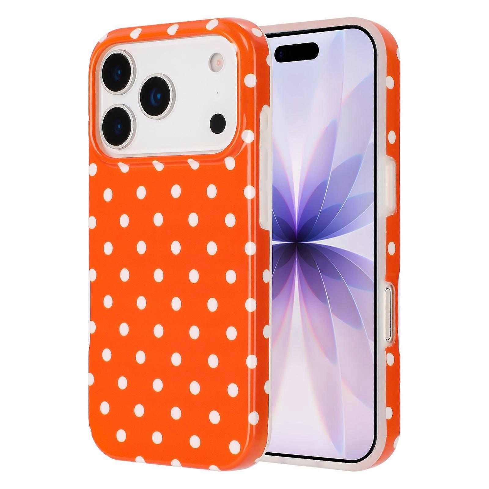 For iPhone 17 Pro Case Dot Design IMD TPU Phone Back Cover