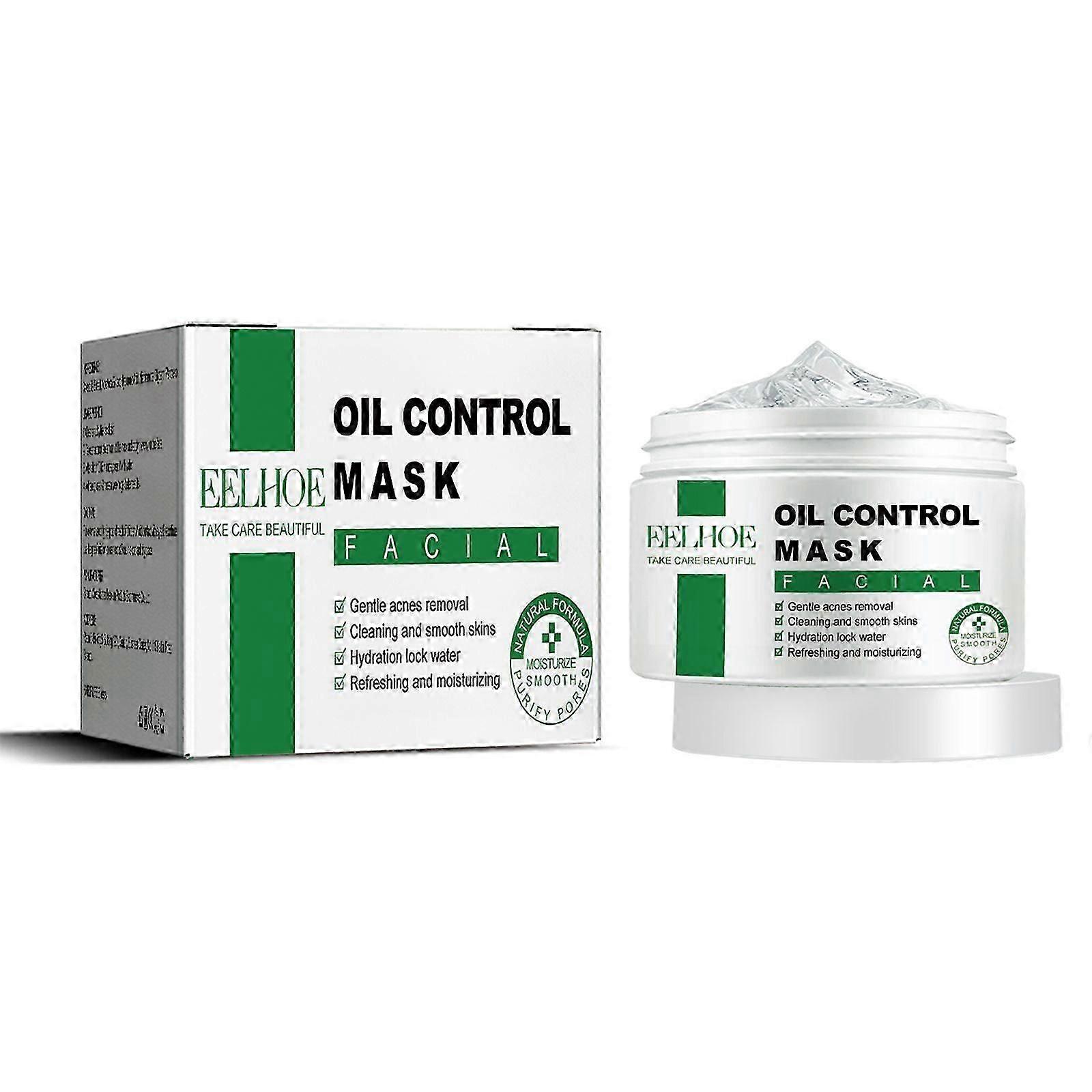 Oil Control Mask for Acne-Prone Skin - Deep Cleansing, Hydrating & Pore Refining