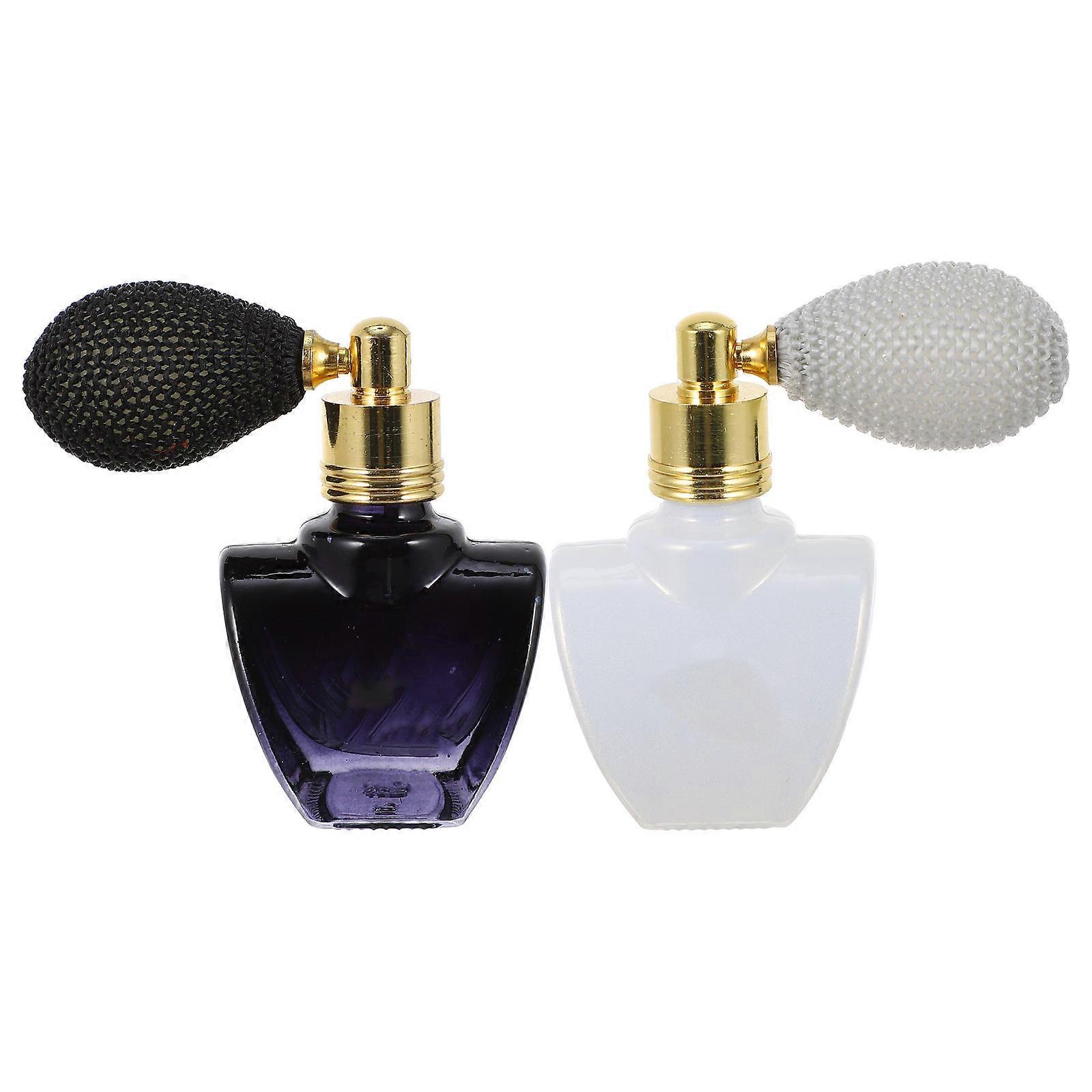 Glass Aromatherapy Bottle for Storage Use 2Pcs Refillable Perfume Bottle