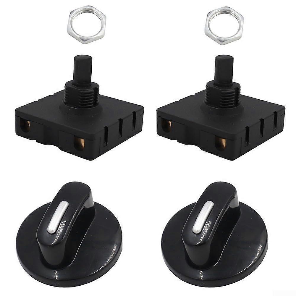 4 Position Fan Speed Control Switch, FourSpeed Adjustable Rotary for Fans and Heaters, 120V 250V