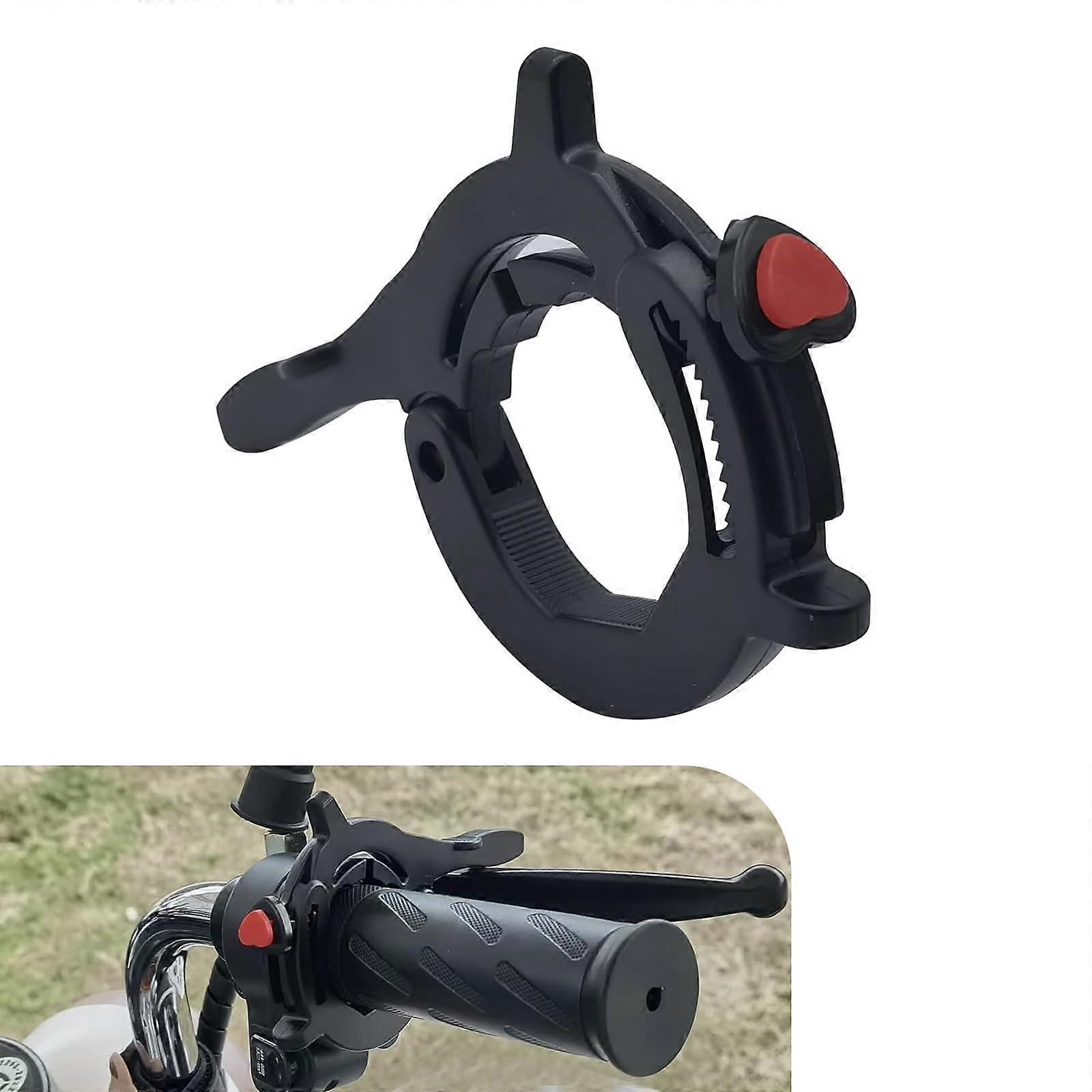 Motorcycle Cruise Control Throttle Lock with AntiSlip Grip and Labor Saving Design Black