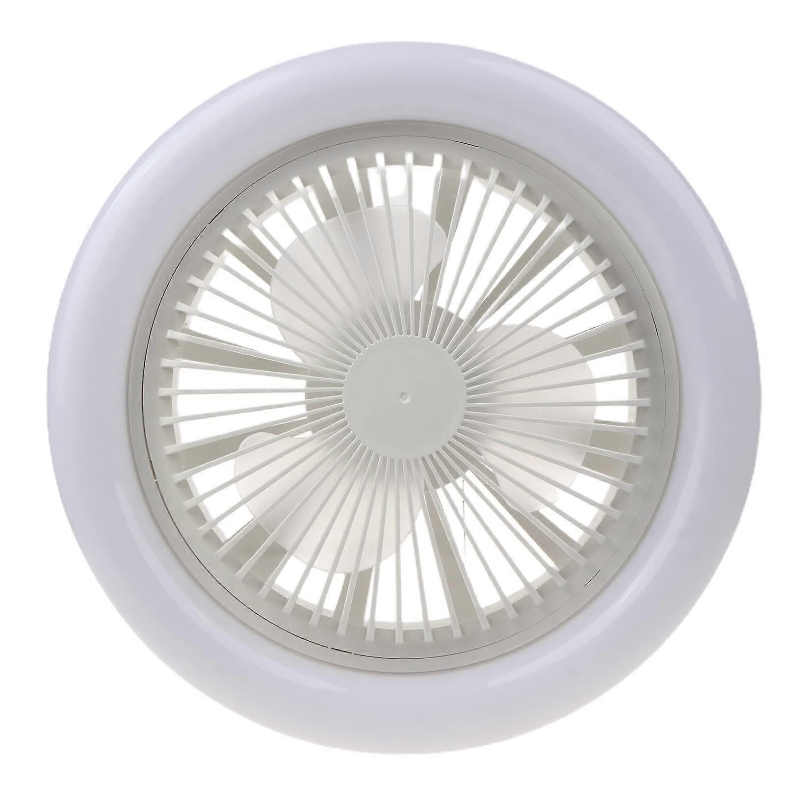 LED Ceiling Fan Light E27 30W 2 in 1 Quiet Adjustable Fan Easy Install for Bedroom Kitchen