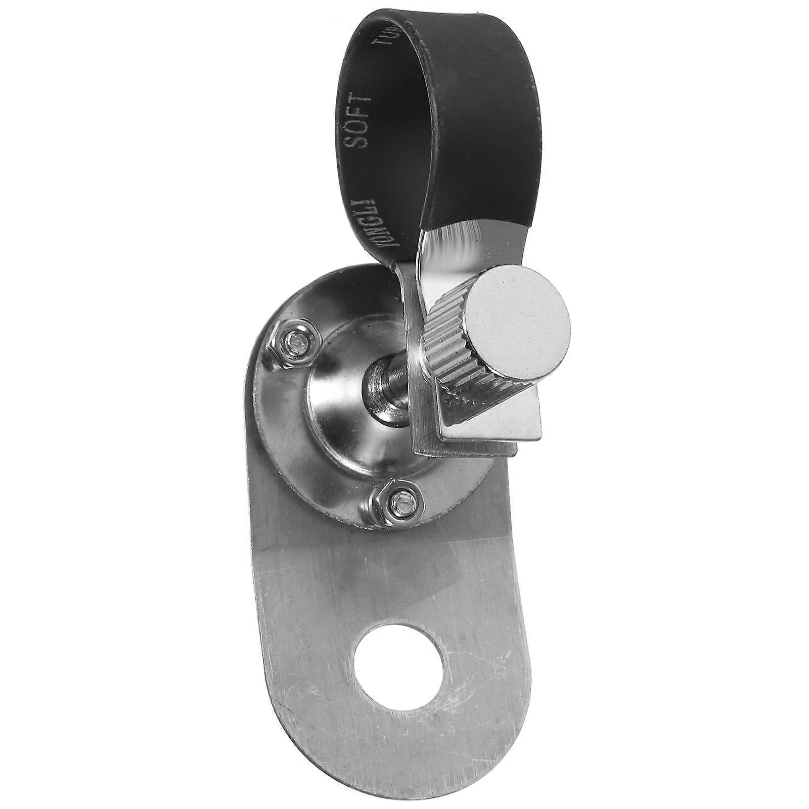 5Pcs Stainless Steel Hard Hat Light Clip for Use Silver Accessory