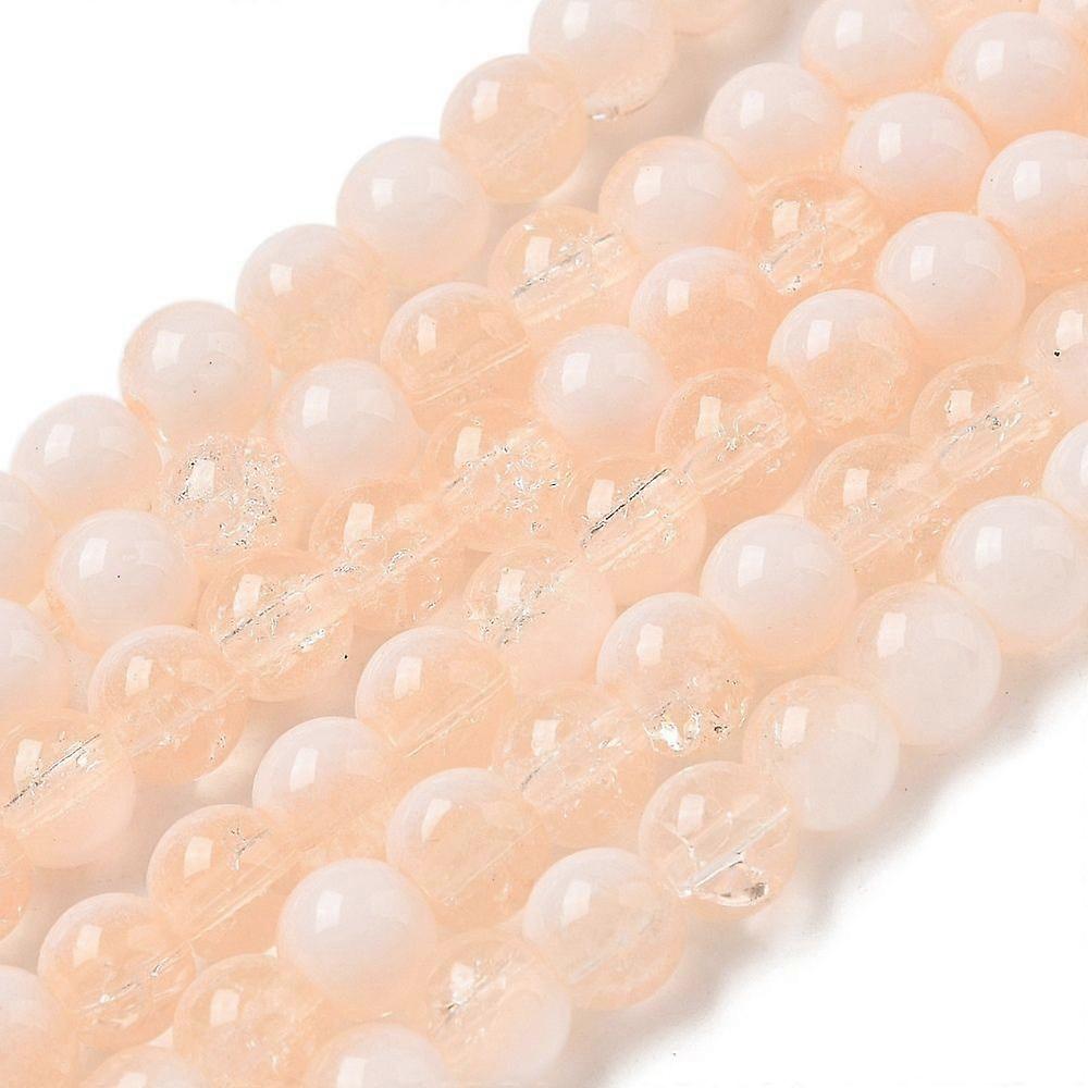 Glass Beads Rondelle Moccasin 6mm