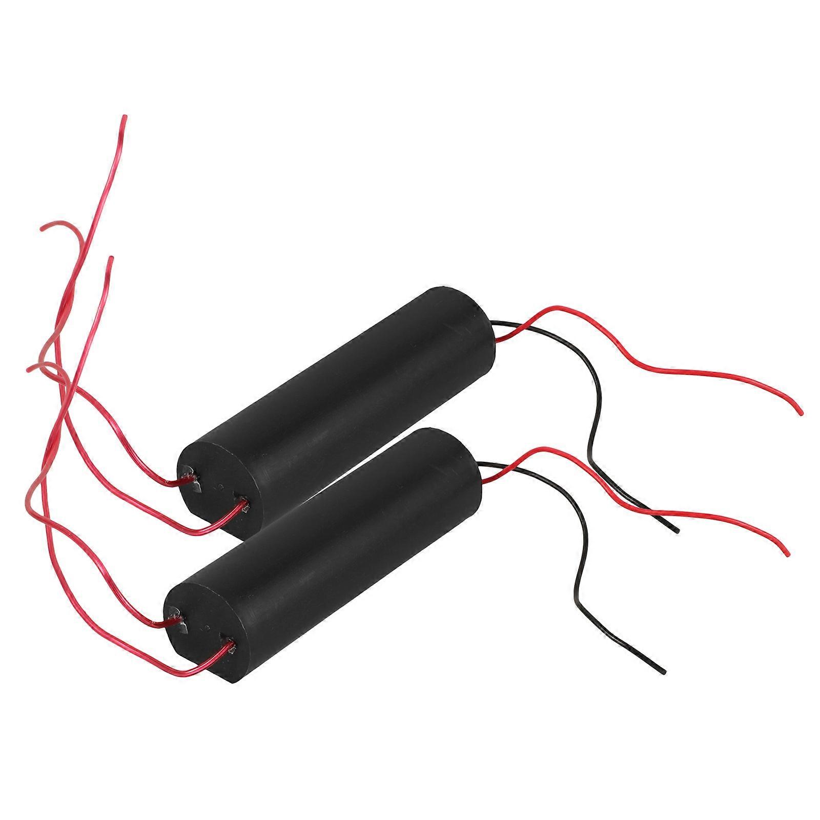 High Voltage Transformer Step Up Transformer for Daily Use ABS Material 2Pcs