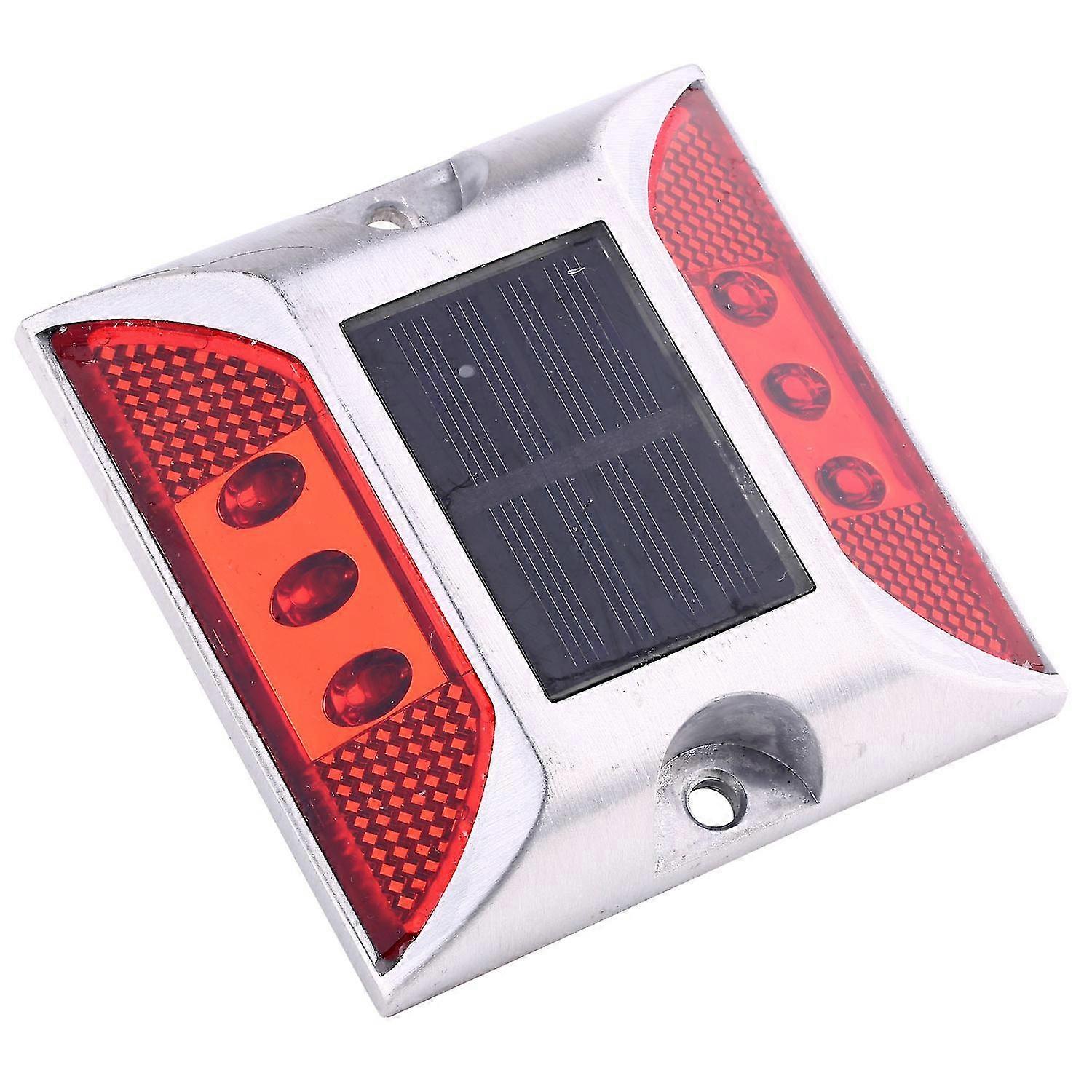25-26 Aluminum Waterproof Led Solar Powered Road Stud Light red