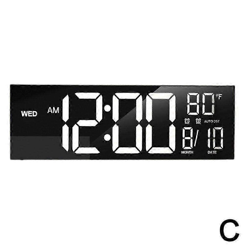 16inch Large Digital Wall Clock with Remote Control LED Screen Dispaly 2025