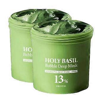 Holy Basil Bubble Deep Mask – für alle Hauttypen – Tiefenreinigende Gesichtsmaske 90 g 25–26