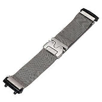Voor Huami Amazfit T-Rex Pro A1918 Band Parachute Sluiting Milanese Titanium Legering Horlogeband
