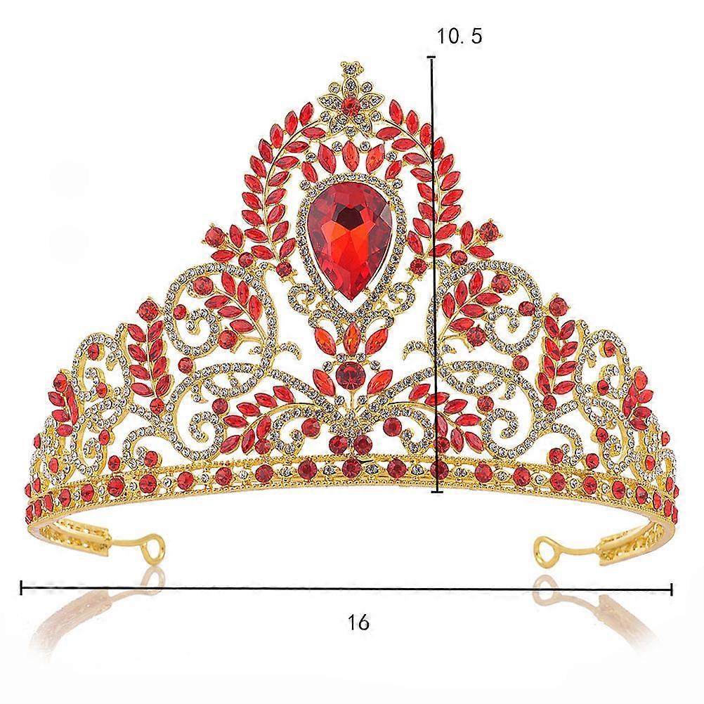 Rhinestone Crown Style Large Crown for Decoration 1Pcs