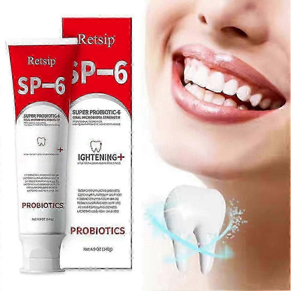 2025 Probiotic Toothpaste Fresh Breath & Whitening Teeth Protects Gums