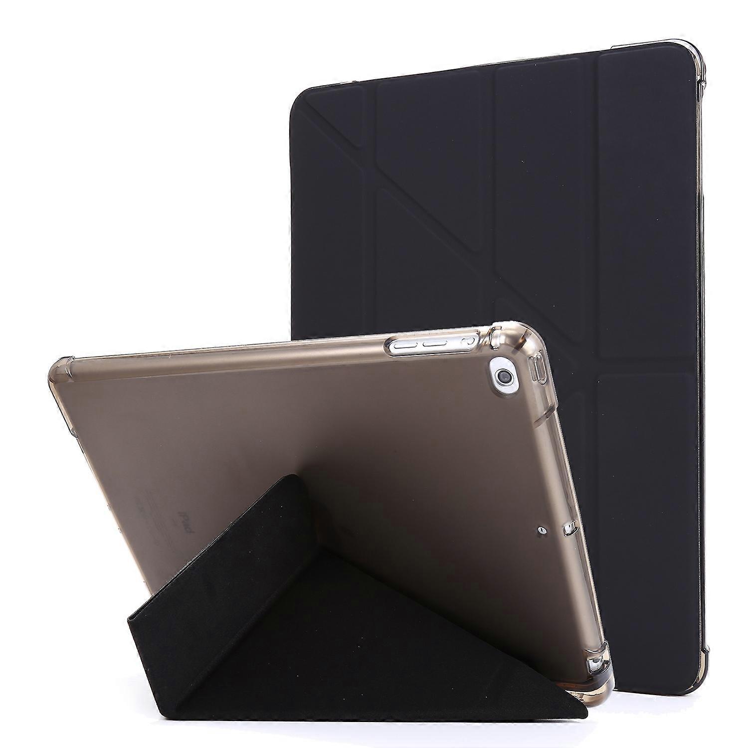 Deformable Stand Leather Smart Tablet Case for iPad 9.7-inch (2018)
