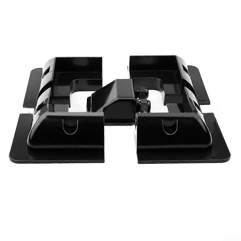 Solar Panel Mounting Brackets for RVs Boats Campers, No Drill UV Resistant ABS Kit, White