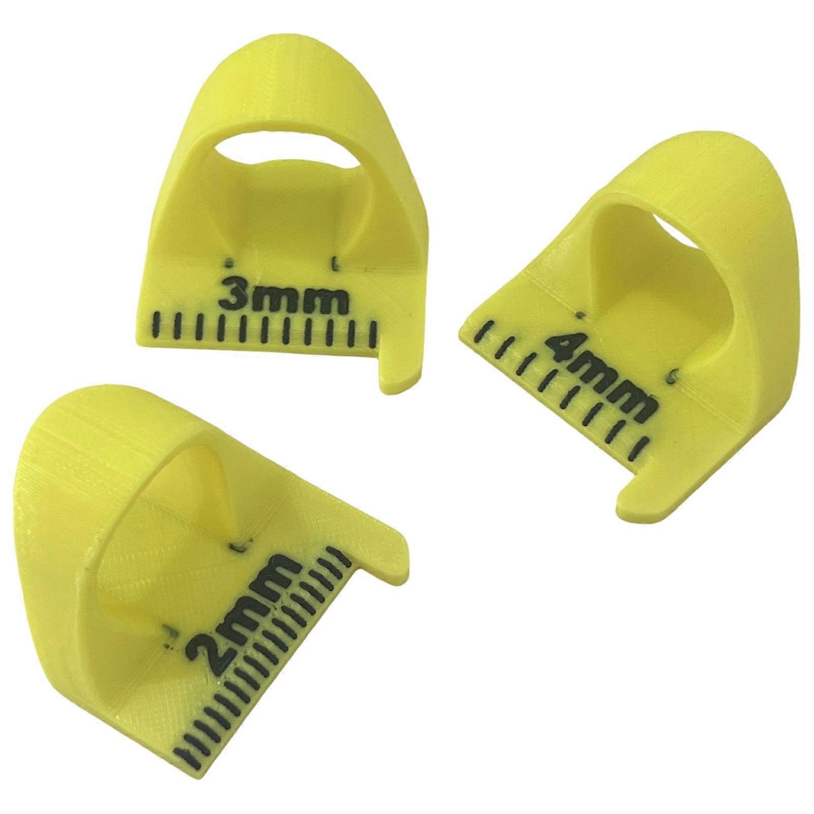 3Pcs Patchwork Quilting Ruler Sewing Measuring Tool with Clear Millimeter Scale 2mm 3mm