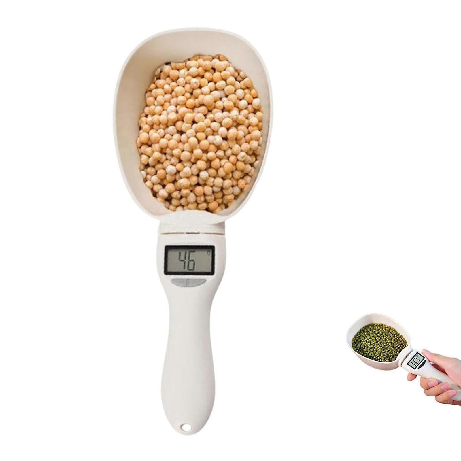 Digital Measuring Spoon with LCD Display,  Precision Adjustable Electronic Spoon Scale for Kitchen and Pet Food (1PCS)