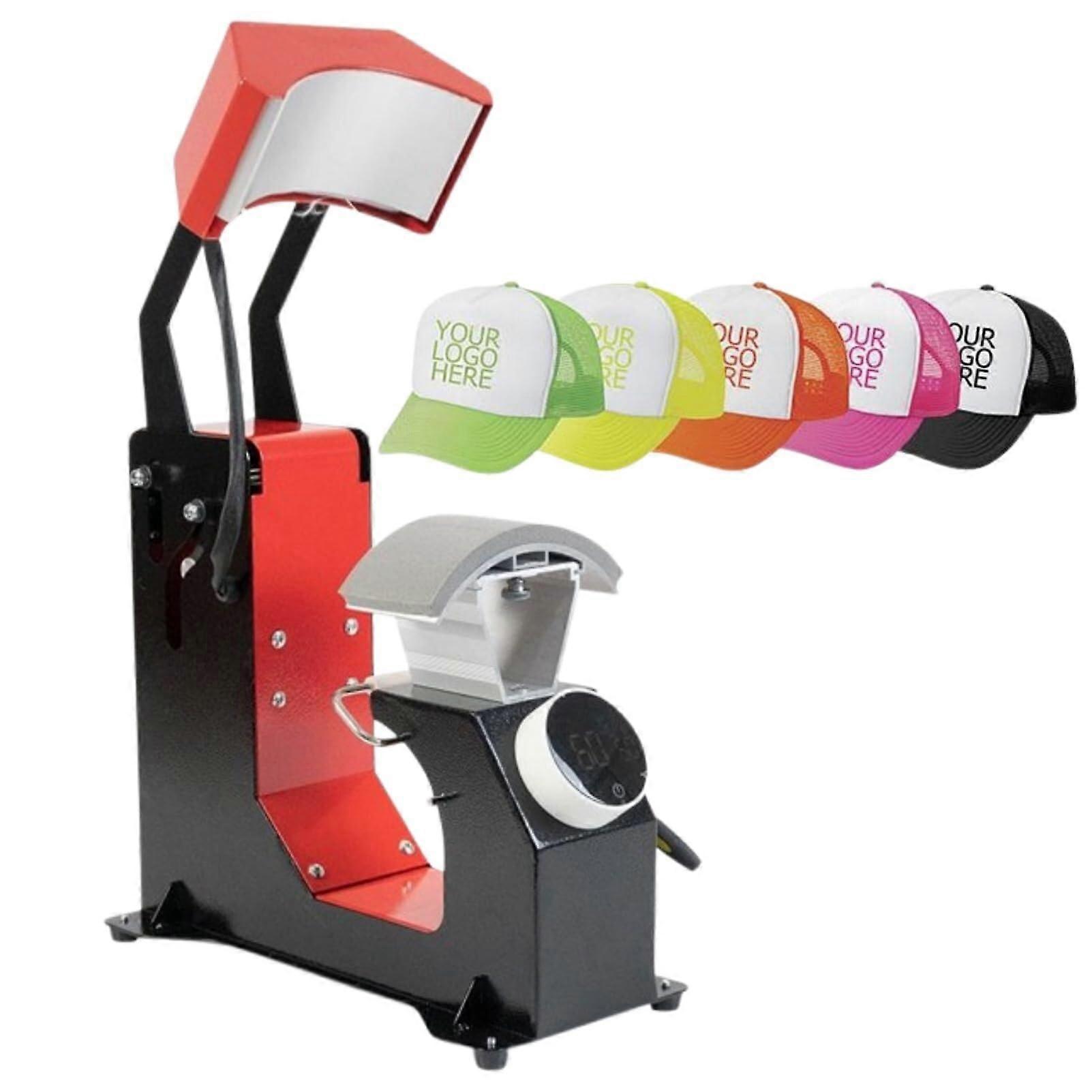 Automatic Hat Heat Press with Larger Heating Plate, 3in1 Digital Cap Sublimation Printer