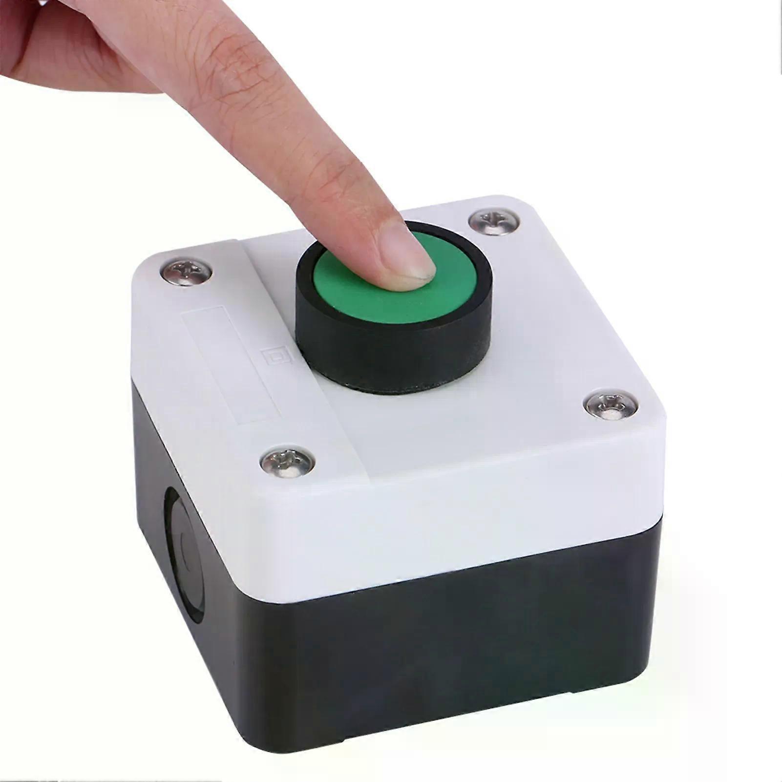 Weatherproof Green Push Button Switch One Button Control Box for Gate Opener