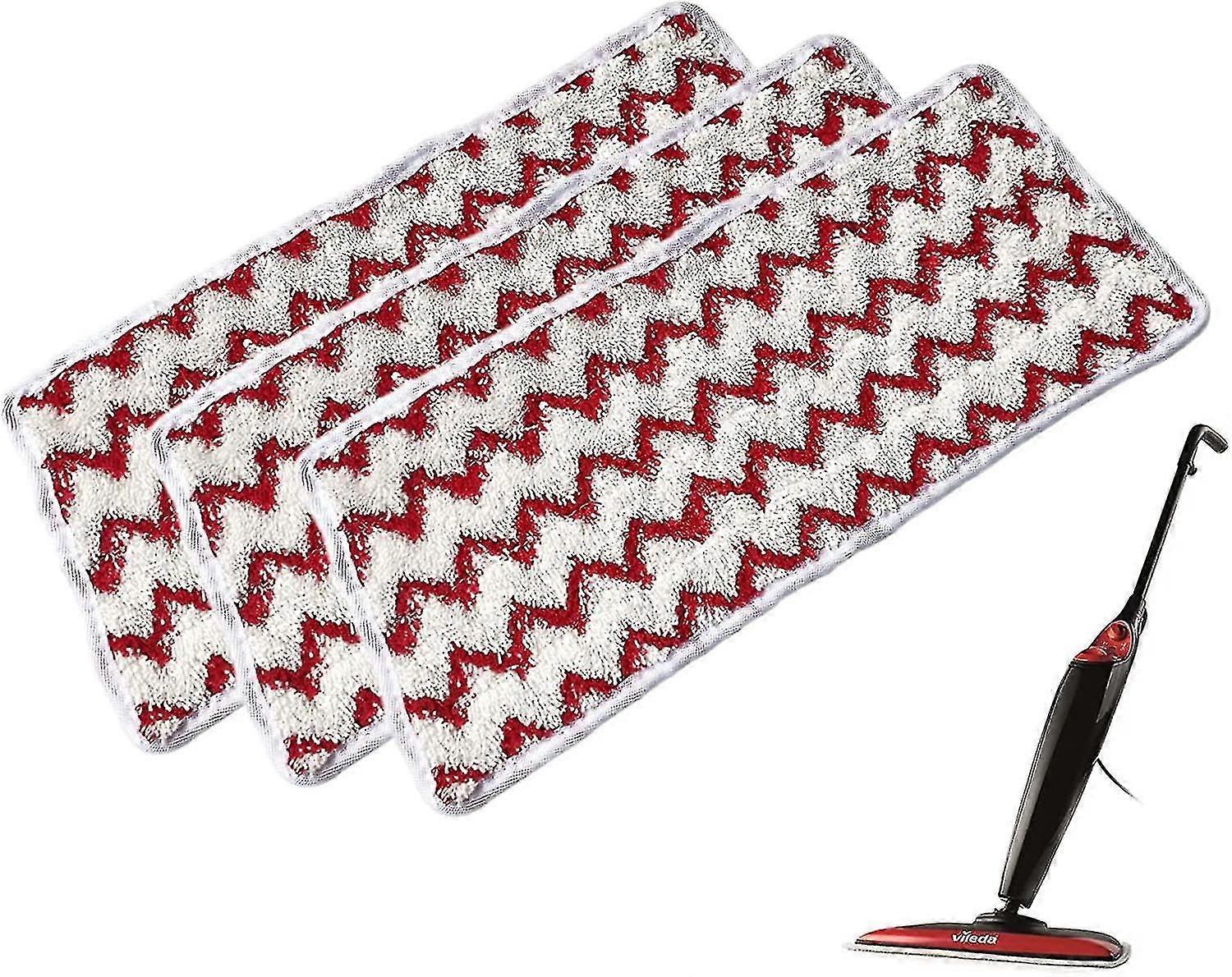 5 Reusable Microfiber Pads for Vileda Steam XXL Steam Mop