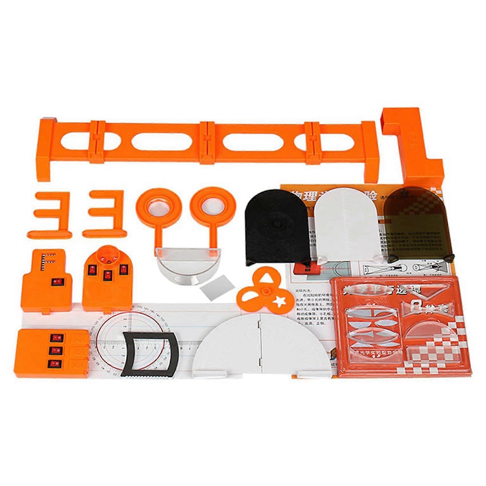 Physics Optics Experiment Kit with Laser and Lenses for Classroom Optical Science Lab Equipment