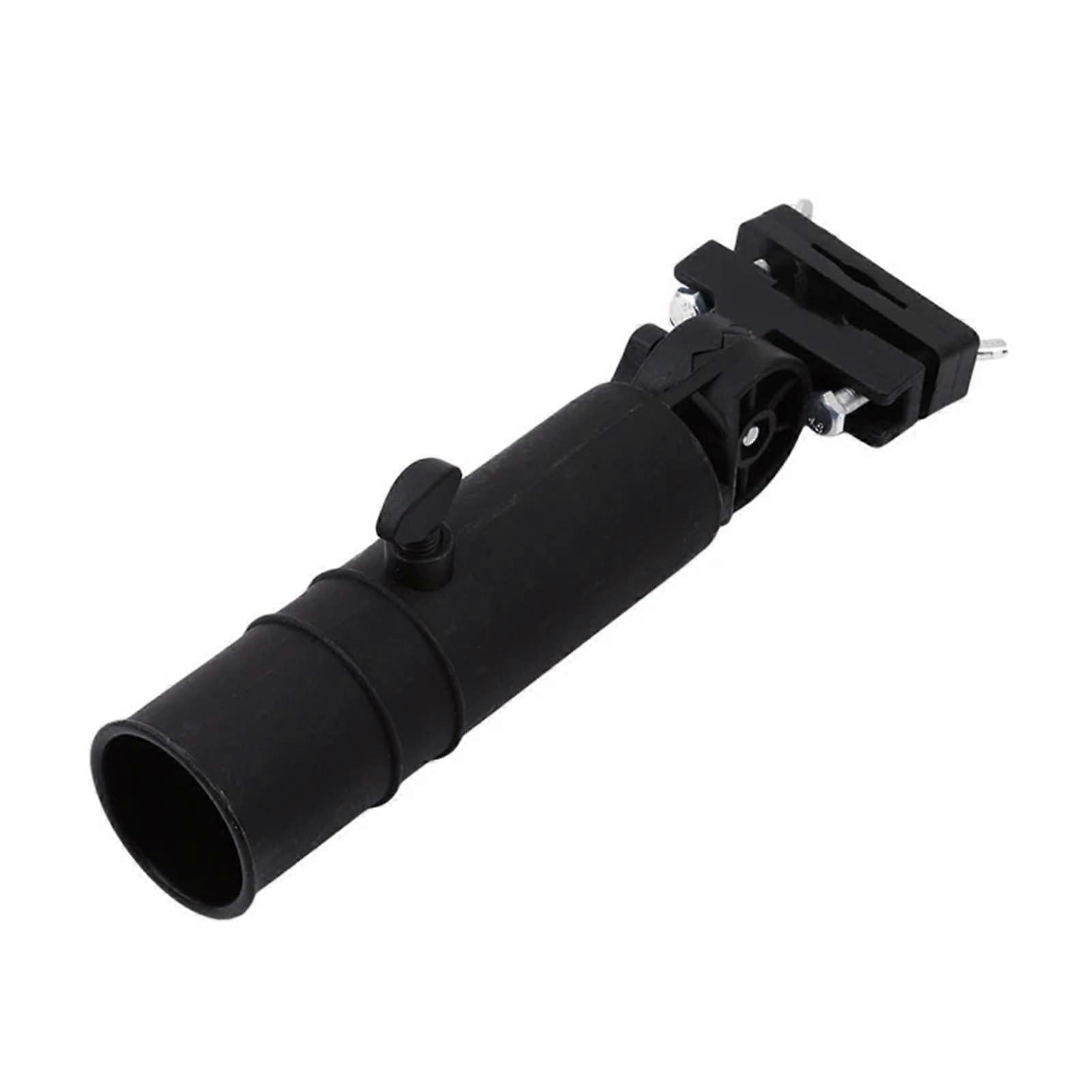 Adjustable Golf Umbrella Holder for Trolley with Secure Grip, Universal Cart Compatibility, Black 1pc