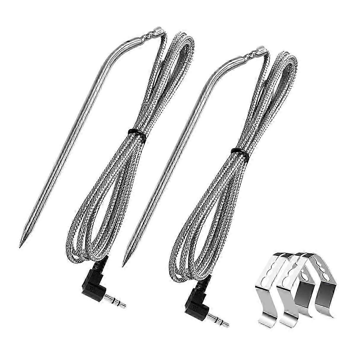 2 Pack for Meat Probes,Smoker Grill Temperature Sensor