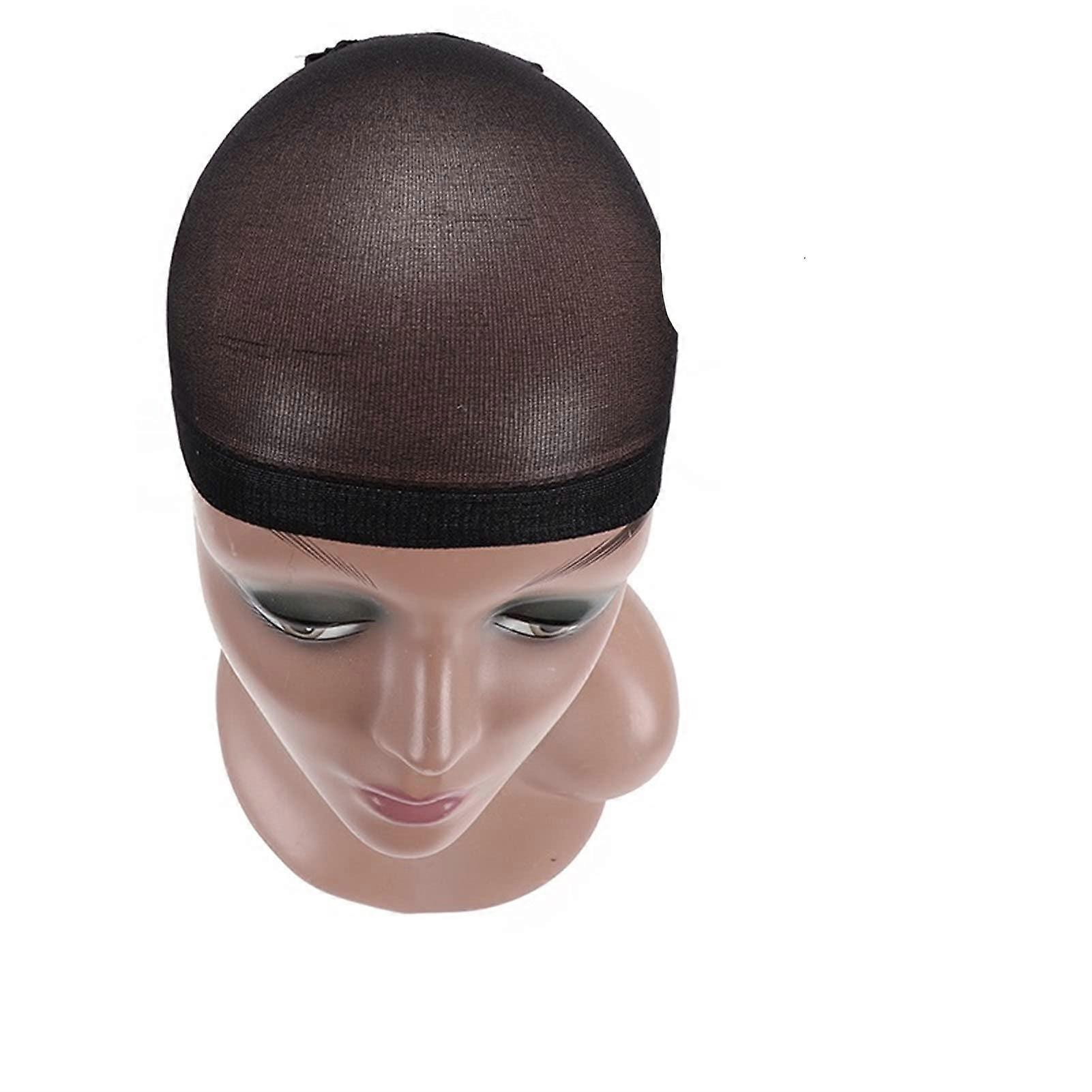 Black Mesh Wig Cap 2 Pack for Secure Fit and Breathable Hair Control