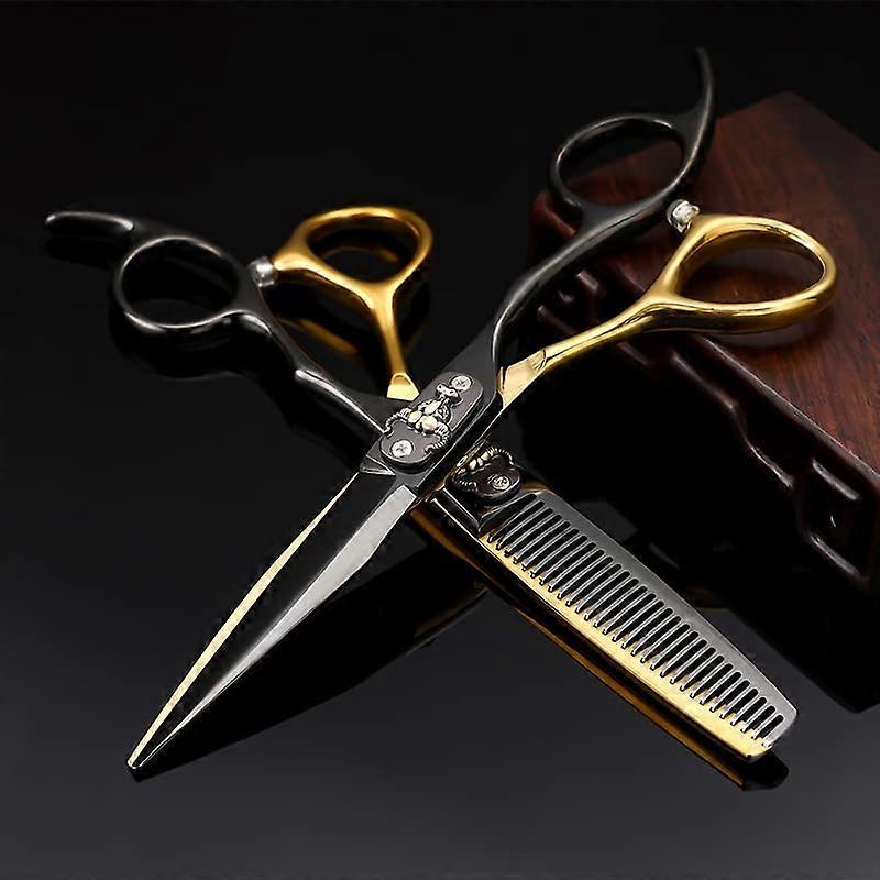 Tesoura de corte de cabelo profissional de 6 polegadas em aço japonês com lâminas de precisão Ref: 6665