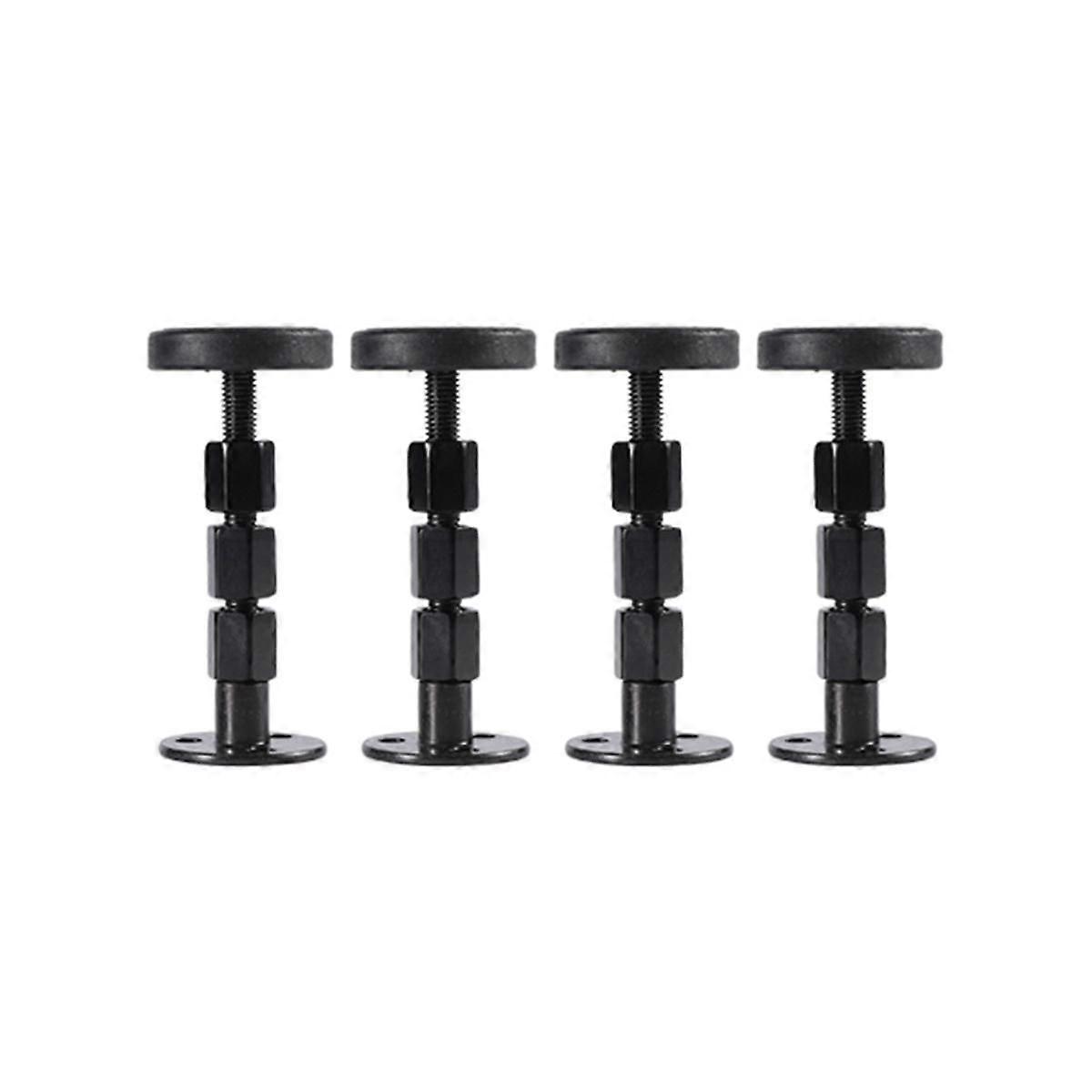 4PCS Headboard Stoppers, Adjustable Threaded Bed Frame Anti-Shake Tool, Bed Shake Support Stabilize