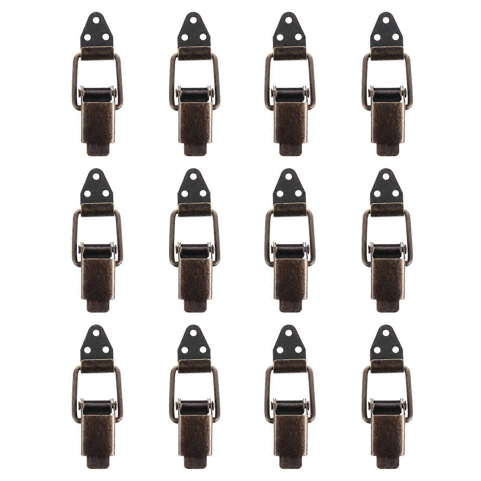 Green Iron Spring Loaded Toggle Latch for Case Box 12Pcs