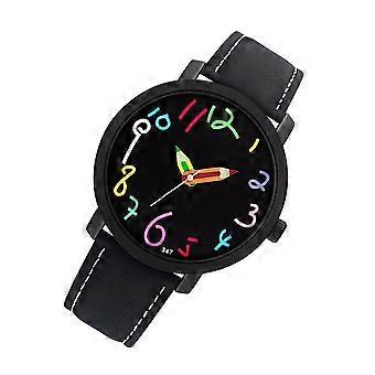 Waterproof Watch Quartz Watch for Kids Use 1Pcs Cartoon Style Wristwatch
