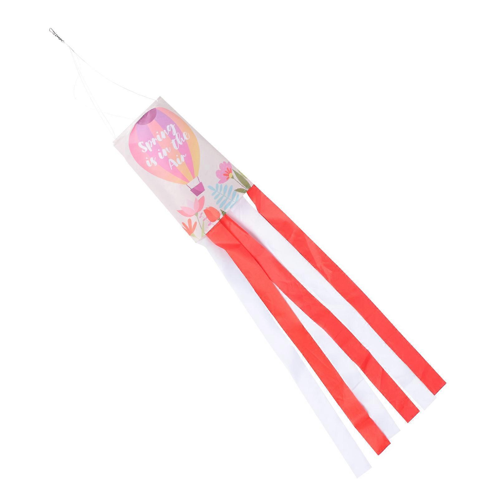 Spring Windsock Flag Outdoor Windsock Decoration 2Pcs Garden Decor