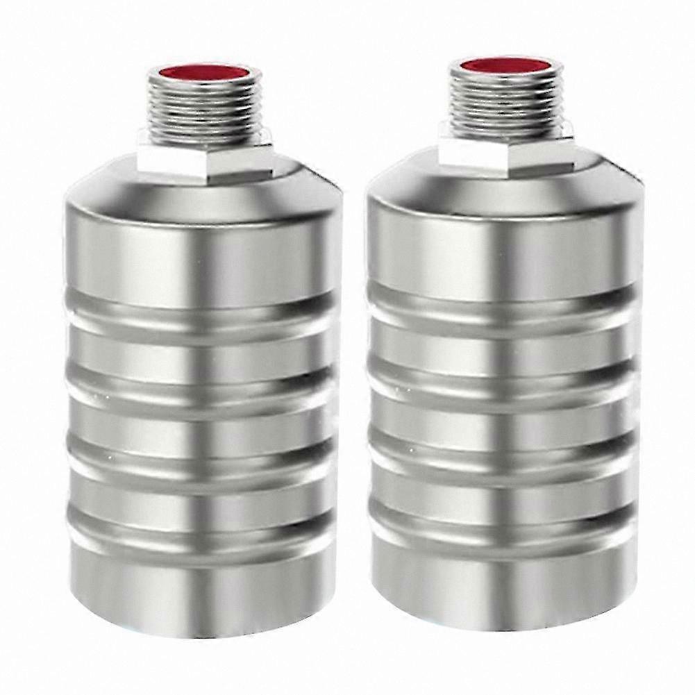 2-Pack Automatic Water Level Control Valve, 1/2 Inch Side Entry Float Switch for Water Tanks