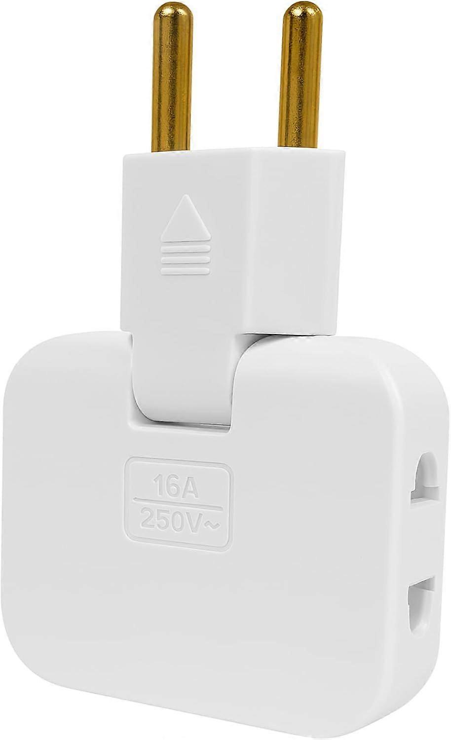 Extra-flat multiple socket ideal for small spaces - Multiple socket with 3 sockets