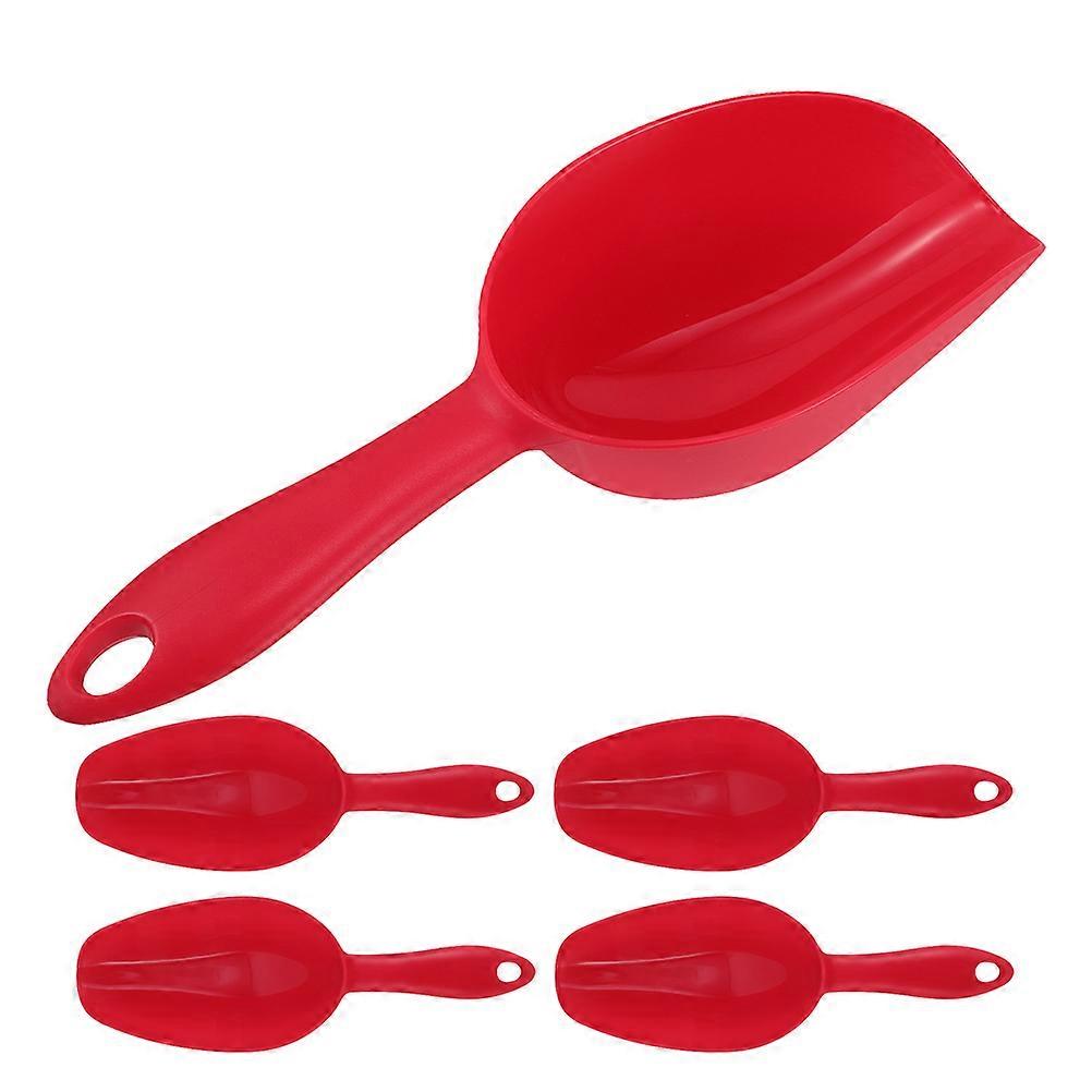 Five Grain Scoop for Kitchen Food Serving Plastic 5Pcs