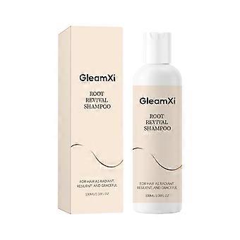 Shampooing Régénérant Racines 100 ml, Shampooing Croissance Cheveux pour Cheveux Clairsemés, Shampooing Nourrissant pour le Cuir Chevelu afin de Réduire la Casse et Fortifier les Racines, Favorise la Radiance