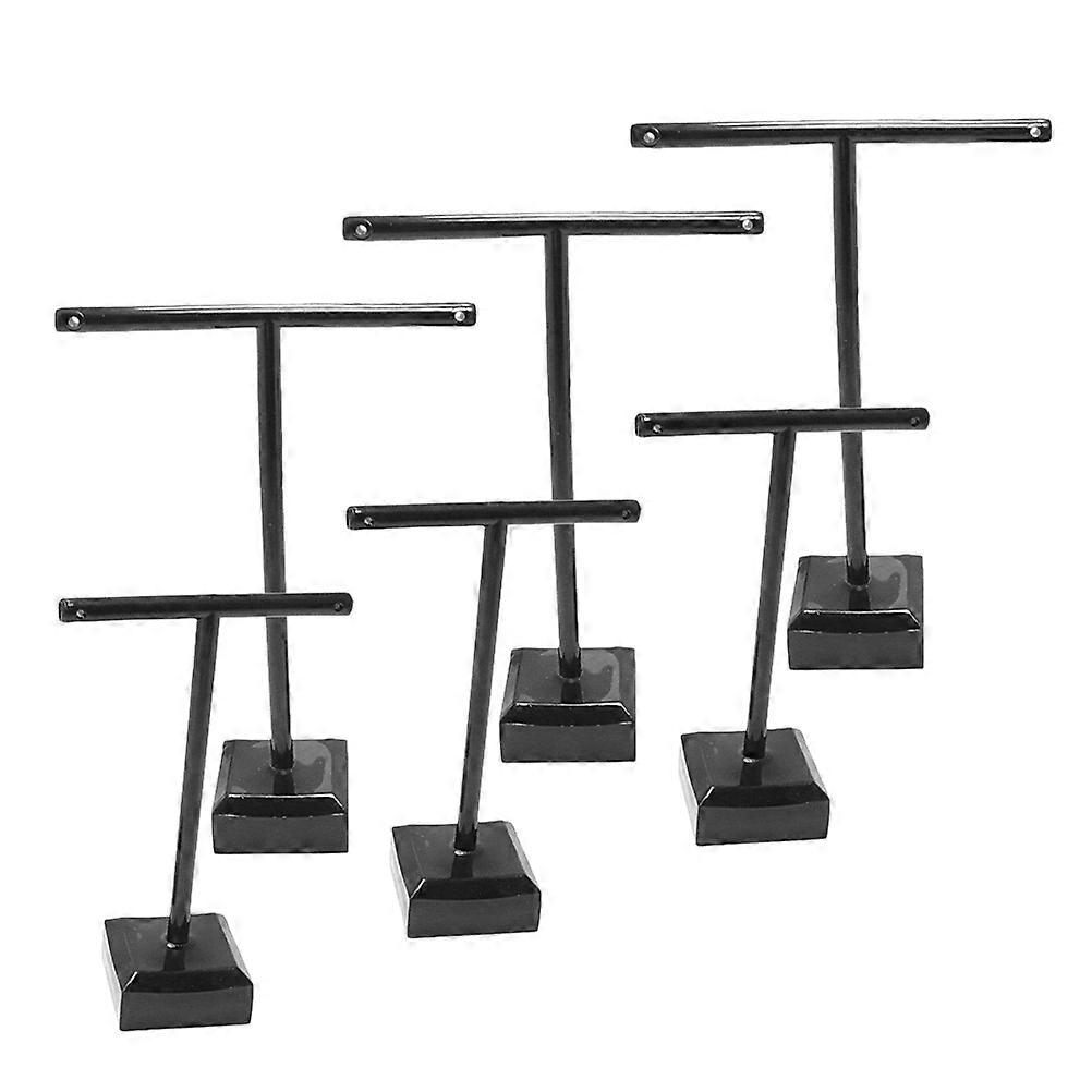 Earring Display Stand with T Shape Acrylic for Display Use 6Pcs Set