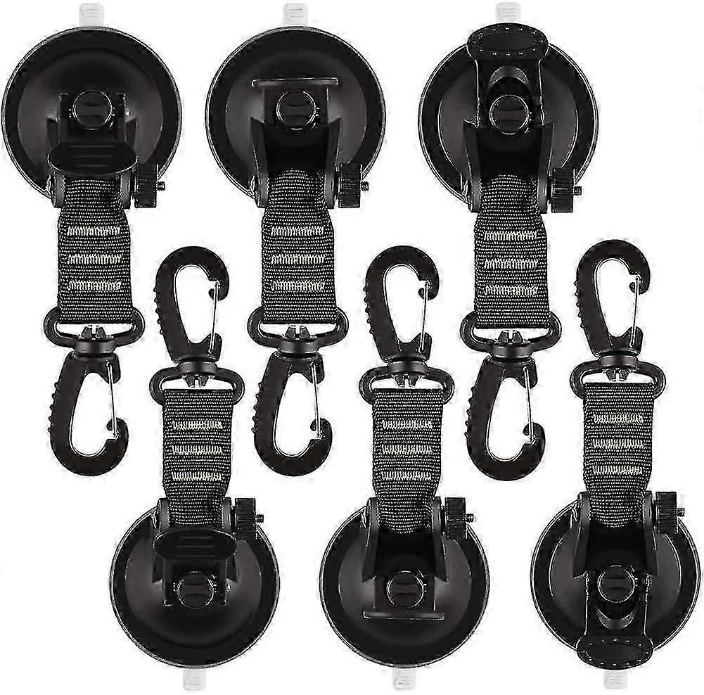Strong Hold Suction Anchor Tie Down Securing Hook Set