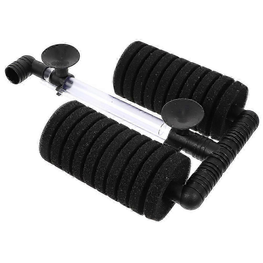 Black Sponge Filter Aquarium Filter for Fish Tank 1Set