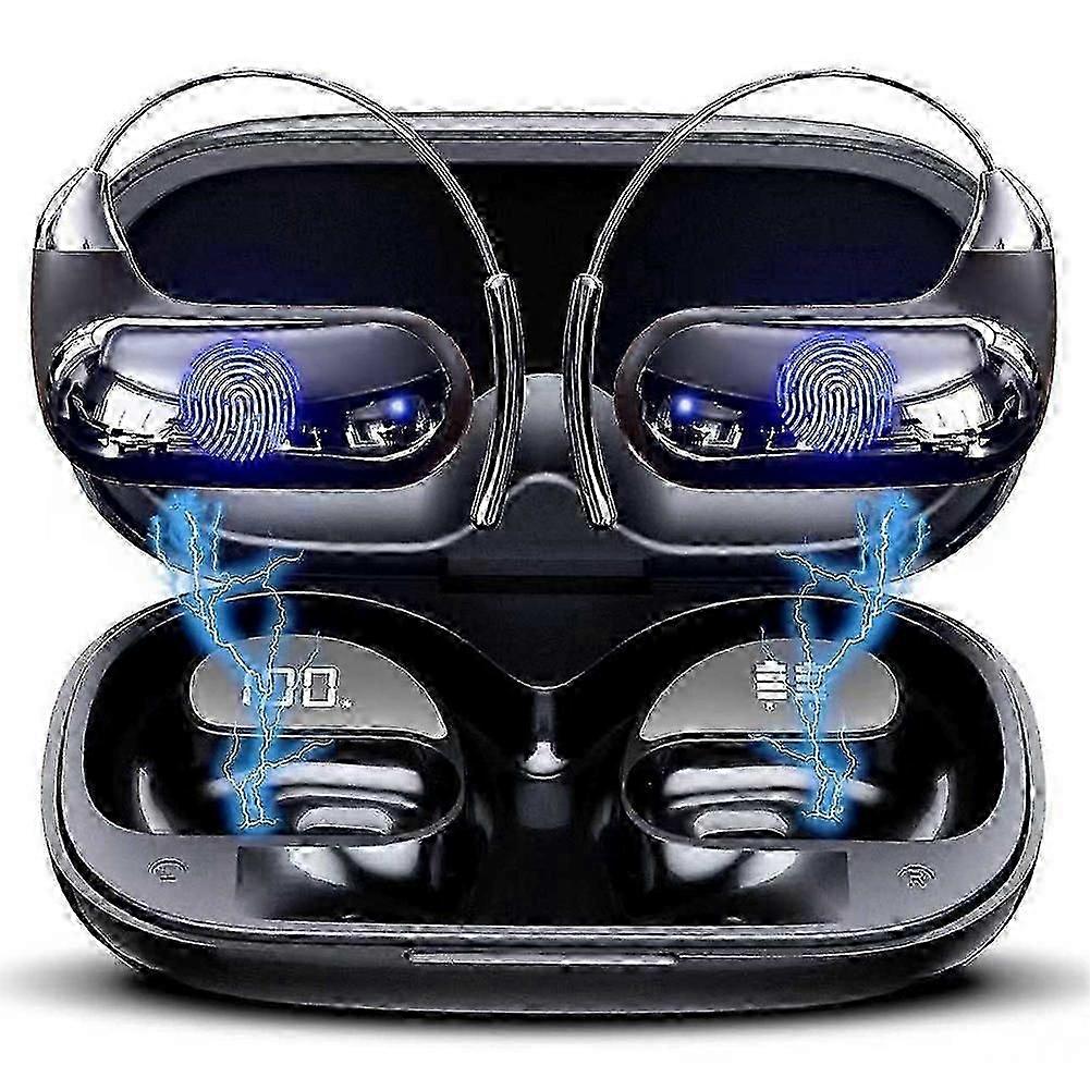 AI Bluetooth Earbuds with Smart Translation compatible with Real-Time Simultaneous Interpretation over-Ear Bone FAST
