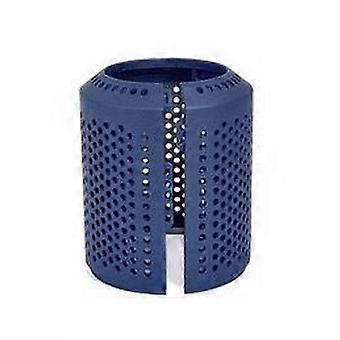 Compatible hair dryers HD01, HD03, HD07, HD08 with external dust filter cover (blue).