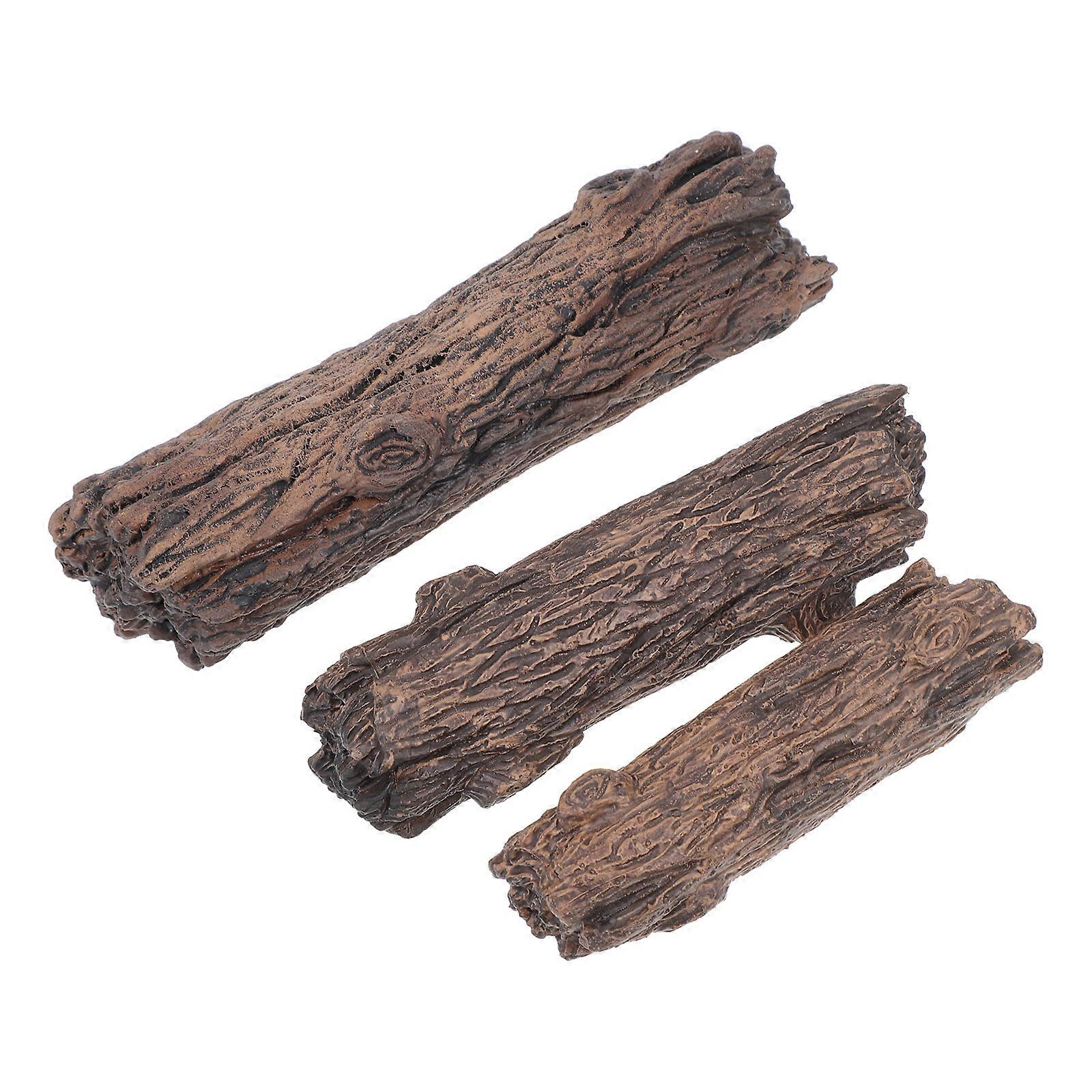 6Pcs Sand Table Tree Stump Model Micro Landscape Decoration Simulation Branch