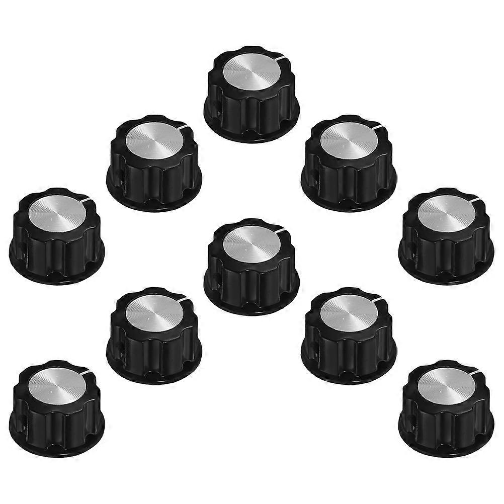 Potentiometer Control Knobs Rotary for Guitar Bass 10Pcs Volume Replacement